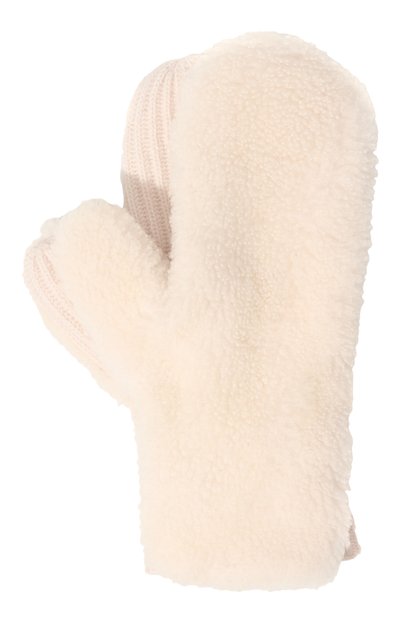 Женские варежки из шерсти и овчины YVES SALOMON, арт. 23WAA508XXMACL