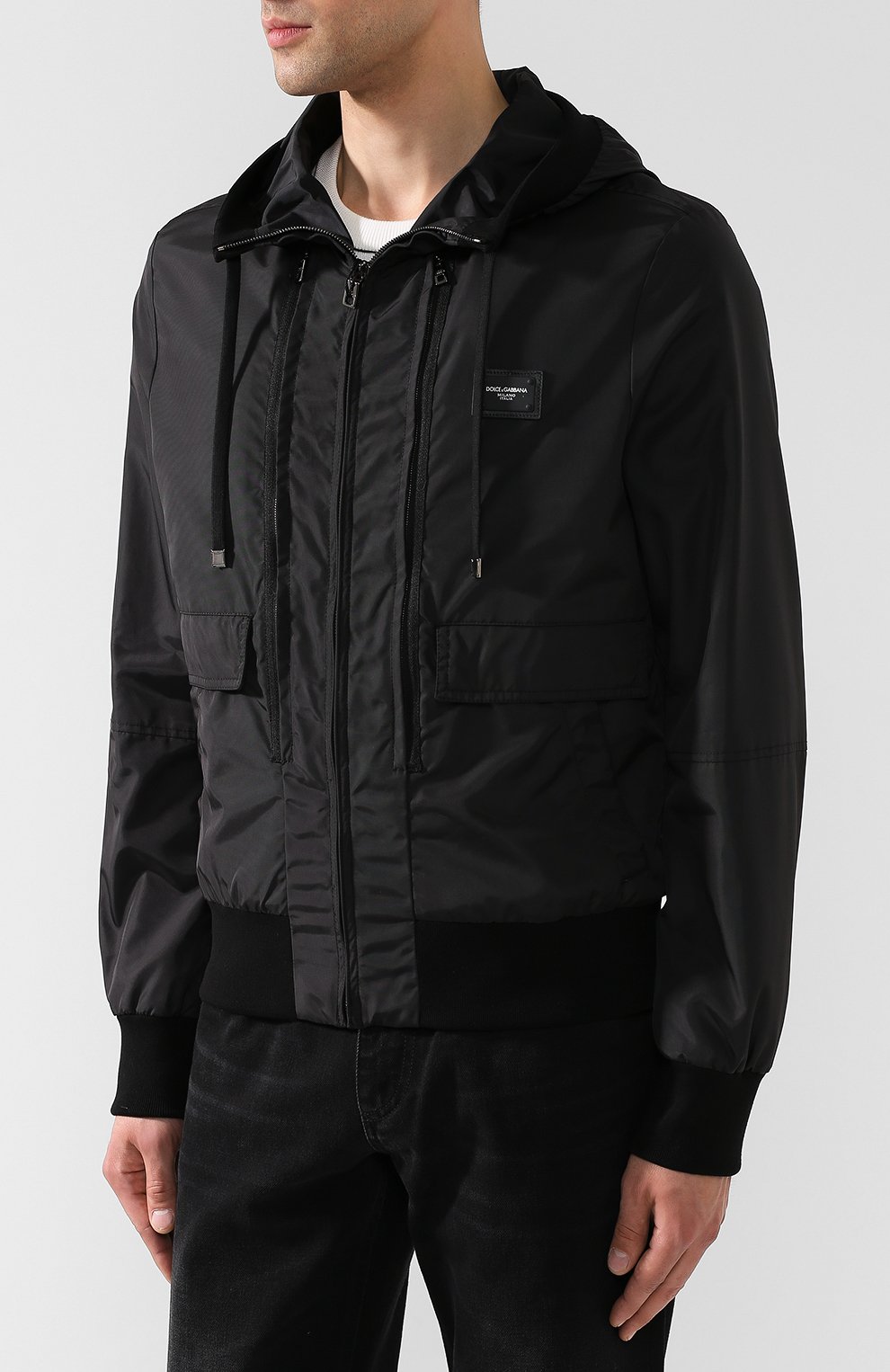 Бомбер  на молнии с капюшоном DOLCE & GABBANA, арт. G9KU1T/FUMU3, фото 3