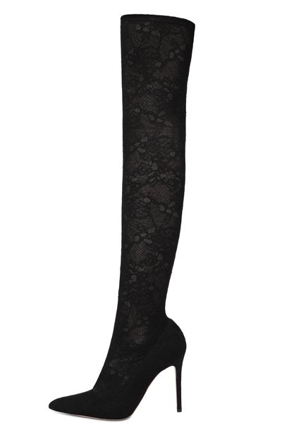 Текстильные ботфорты mia GIANVITO ROSSI, арт. G80024.15RIC.PZSNER0, фото 4