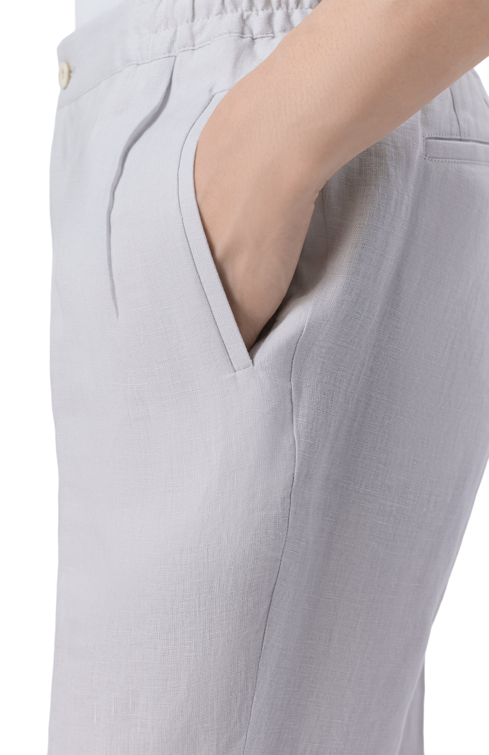 Льняные брюки KITON, арт. UPN01H09690, фото 5