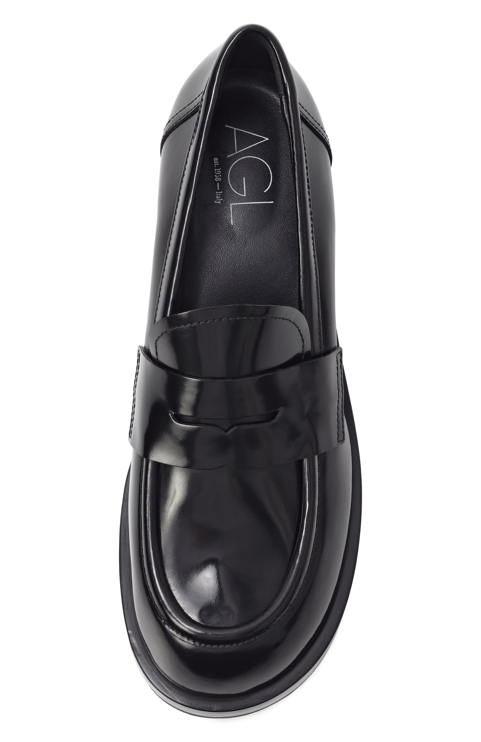 Кожаные пенни-лоферы trudi AGL, арт. D837001PG/FENIC, фото 6