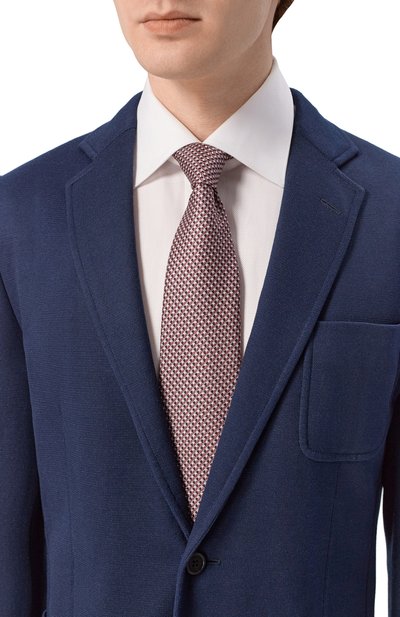 Мужской шелковый комплект из галстука и платка BRIONI, арт. 08A900/PD447