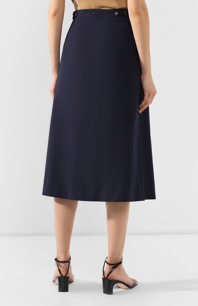 Хлопковая юбка WINDSOR темно-синего цвета по цене 29950 руб., арт. 52 DR118 10007098, фото 4 Хлопковая юбка WINDSOR, арт. 52 DR118 10007098, фото 4