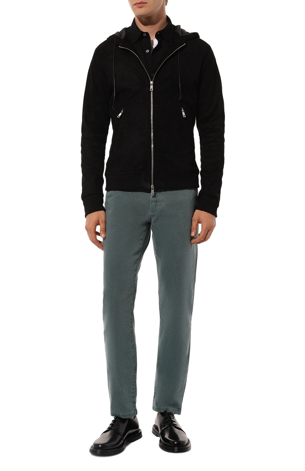 Замшевый бомбер GIORGIO BRATO, арт. GU24S9023, фото 2