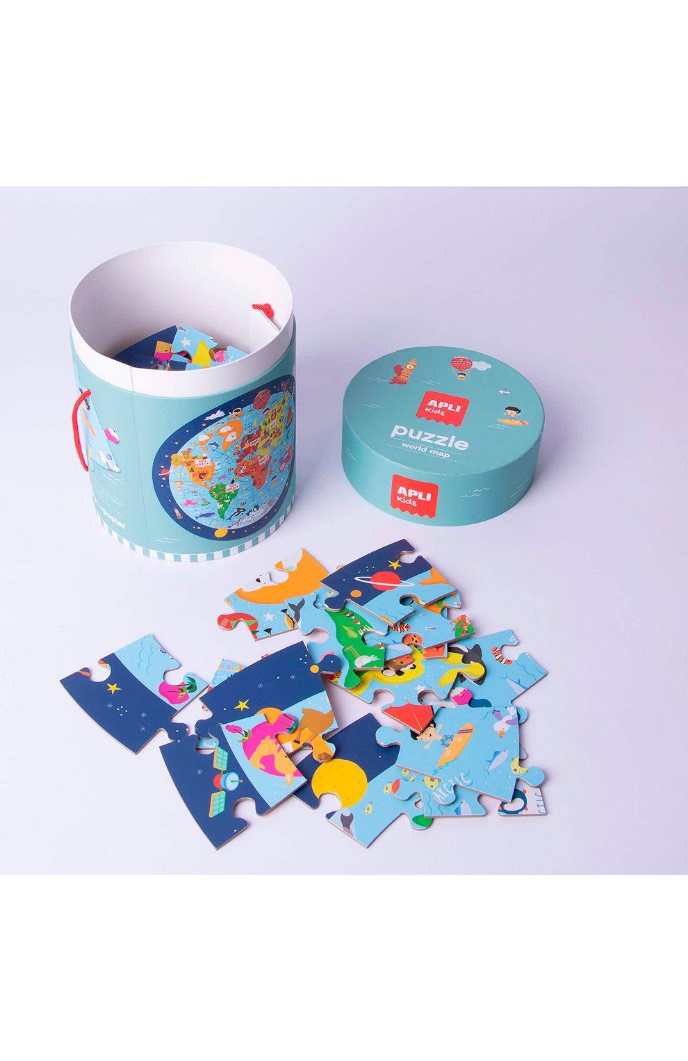 Круглый пазл карта мира APLI KIDS, арт. 18201, фото 2