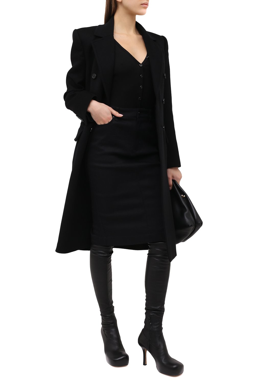Хлопковое боди DSQUARED2 черного цвета по цене 19400 руб., арт. D8F0B3310, фото 2 Хлопковое боди DSQUARED2, арт. D8F0B3310, фото 2