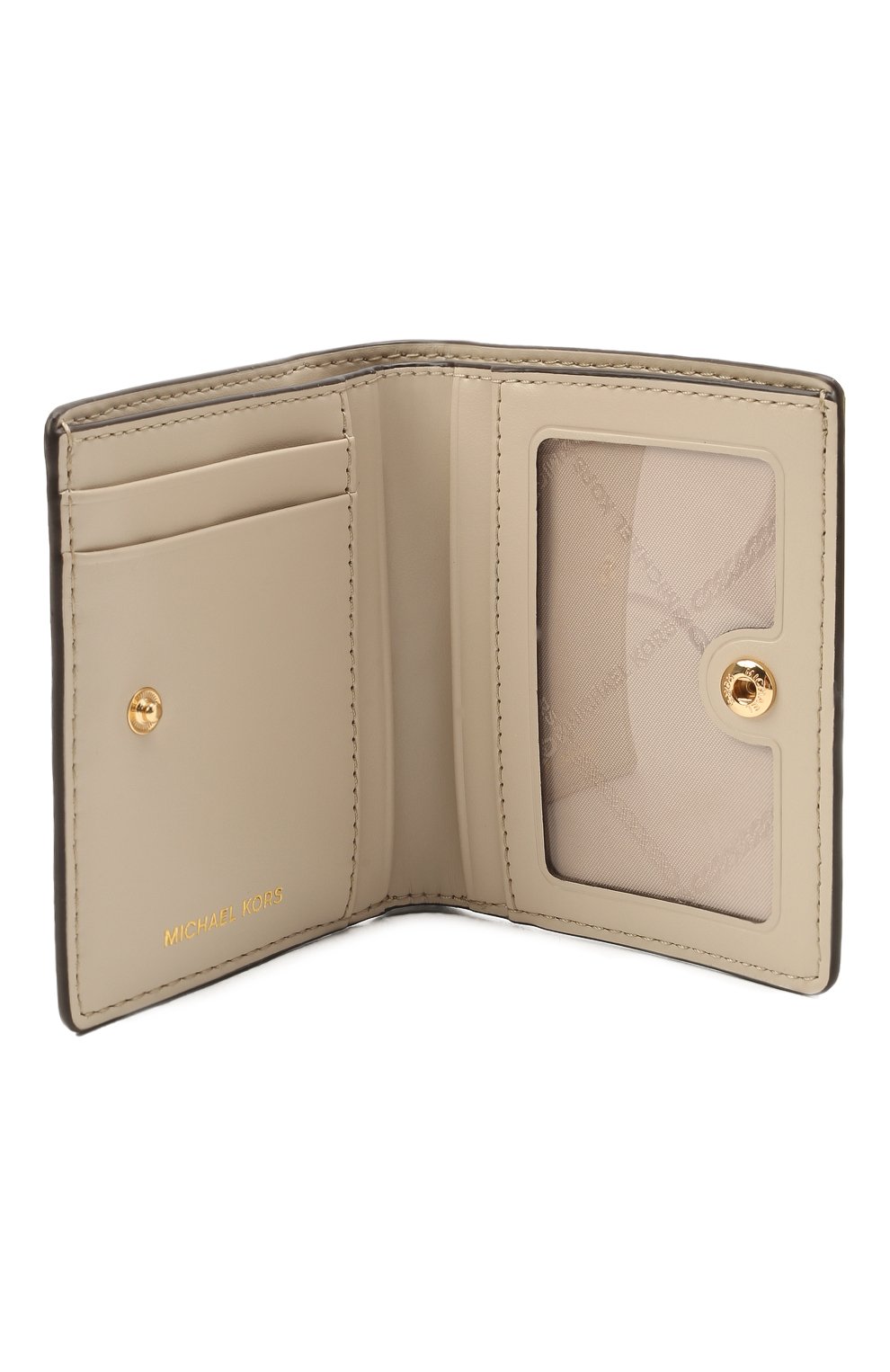 Кожаное портмоне MICHAEL MICHAEL KORS кремового цвета по цене 11950 руб., арт. 34T1GZYF1L, фото 3 Кожаное портмоне MICHAEL MICHAEL KORS, арт. 34T1GZYF1L, фото 3