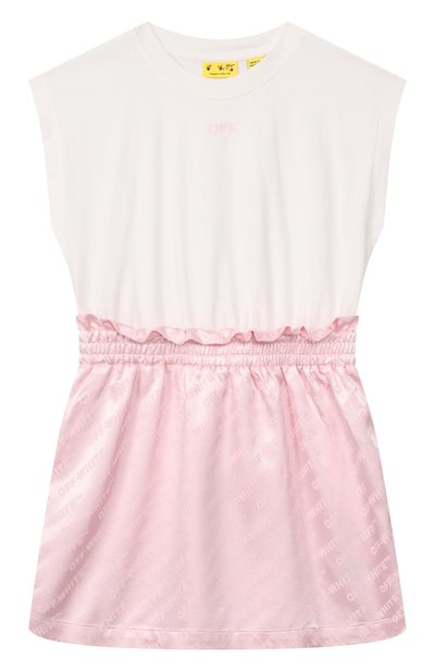 Хлопковое платье OFF-WHITE, арт. 0GDB037S26FAB001_001