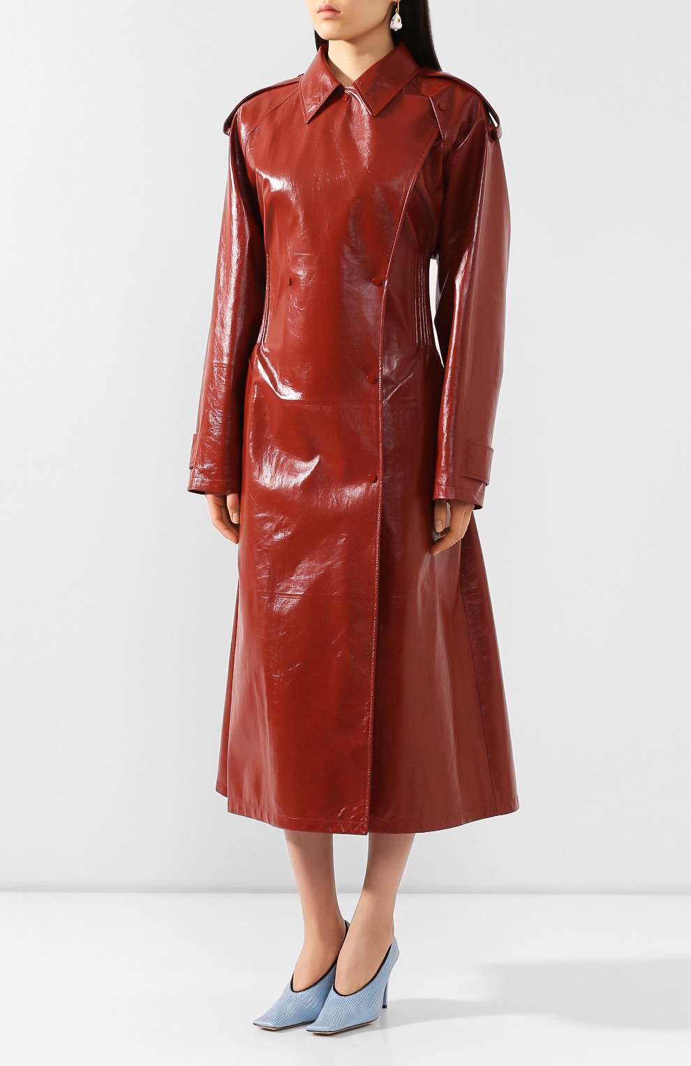 Кожаный тренч BOTTEGA VENETA, арт. 616546/VKLC0, фото 3