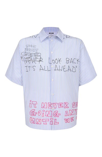 Мужская хлопковая рубашка MSGM, арт. 4040ME17X/267055