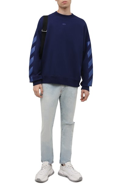Хлопковый свитшот OFF-WHITE, арт. 0MBA054F21FLE007, фото 2