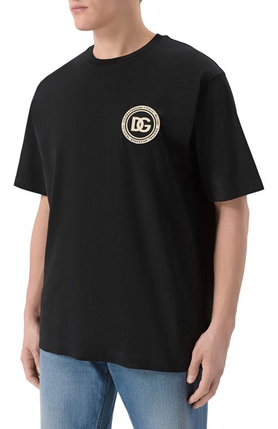 Хлопковая футболка DOLCE & GABBANA, арт. G8PN9Z/G7PZF, фото 3