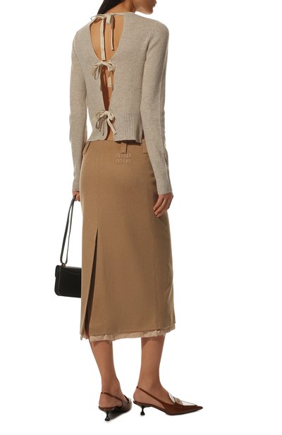 Пуловер из шерсти и кашемира MIU MIU, арт. MML495-1ZJF-F0036, фото 2