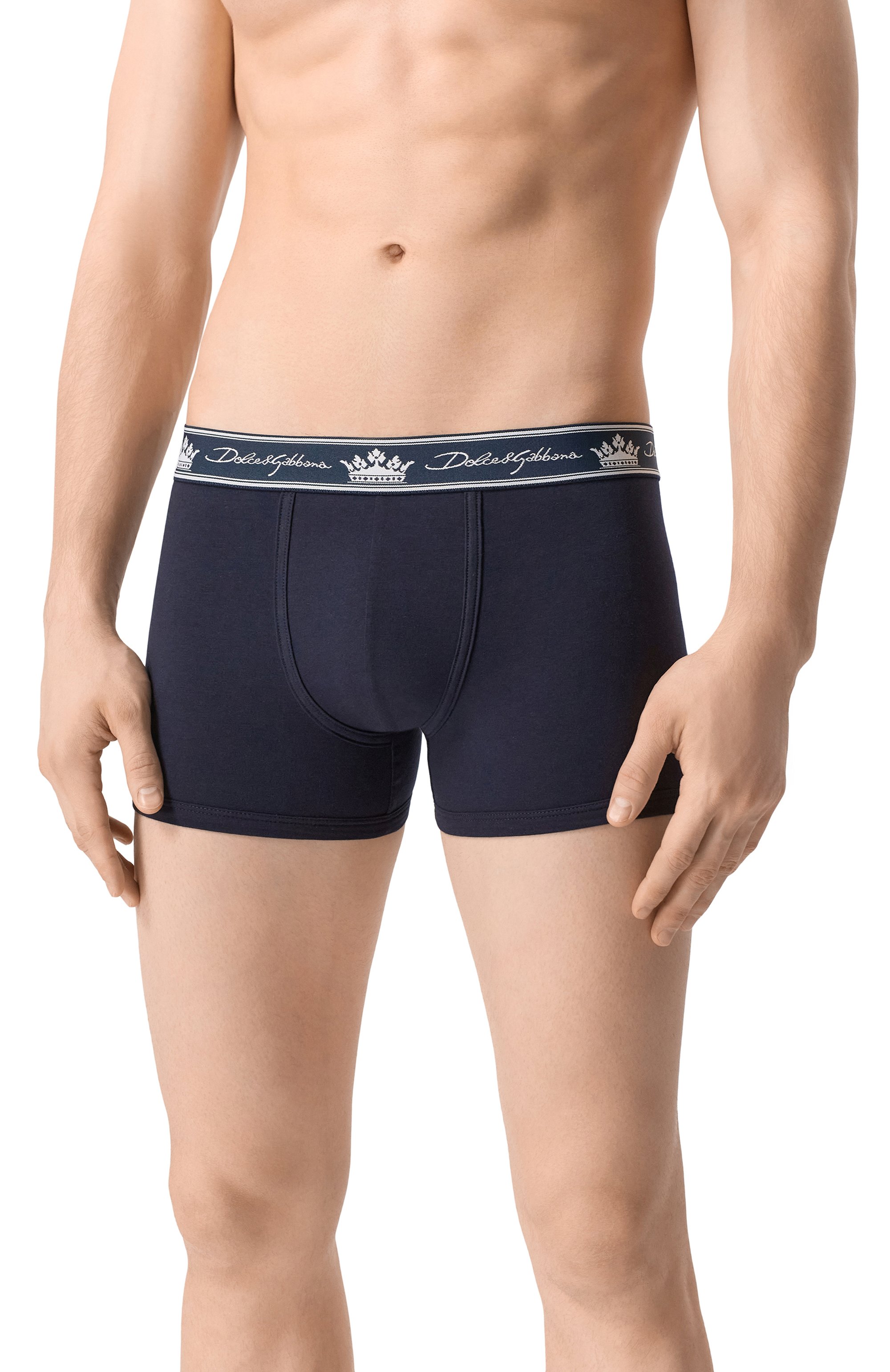 Хлопковые боксеры DOLCE & GABBANA, арт. M4B72J/0NR55/2-6, фото 2