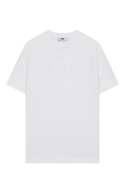 Хлопковая футболка MSGM KIDS, арт. F5MSJUTH009
