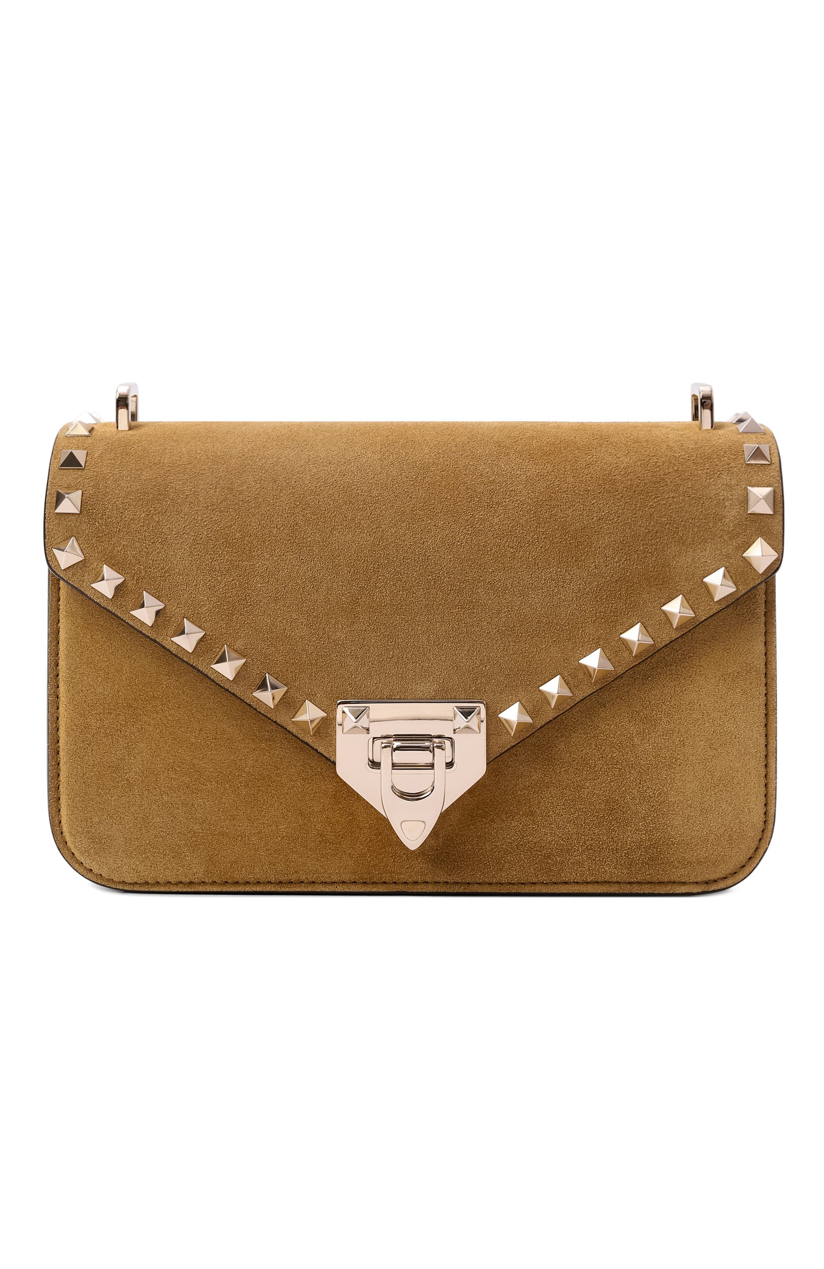 Сумка rockstud small VALENTINO бежевого цвета по цене 193000 руб., арт. 9W2B0T76/KQQ, фото 1 Сумка rockstud small VALENTINO, арт. 9W2B0T76/KQQ, фото 1