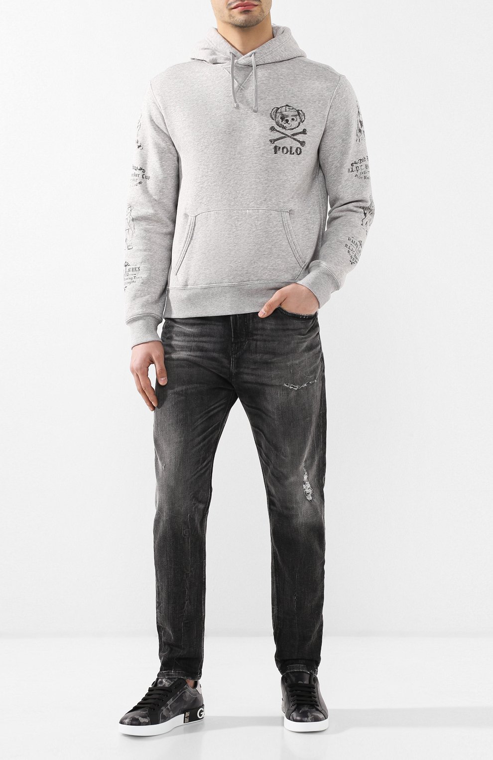 Хлопковое худи POLO RALPH LAUREN, арт. 710731715, фото 2