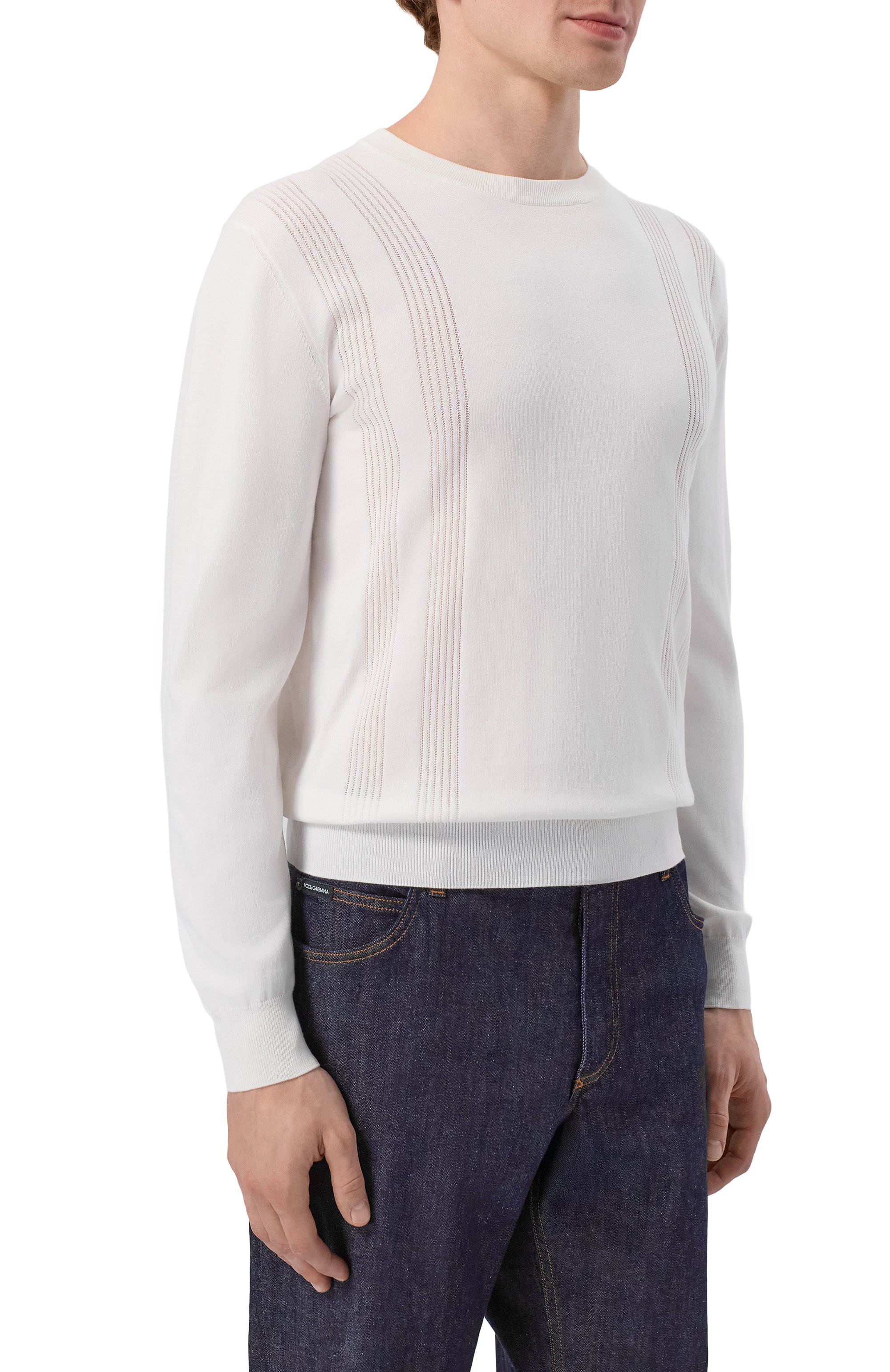 Хлопковый джемпер CORNELIANI, арт. 27M58A/2725109, фото 3