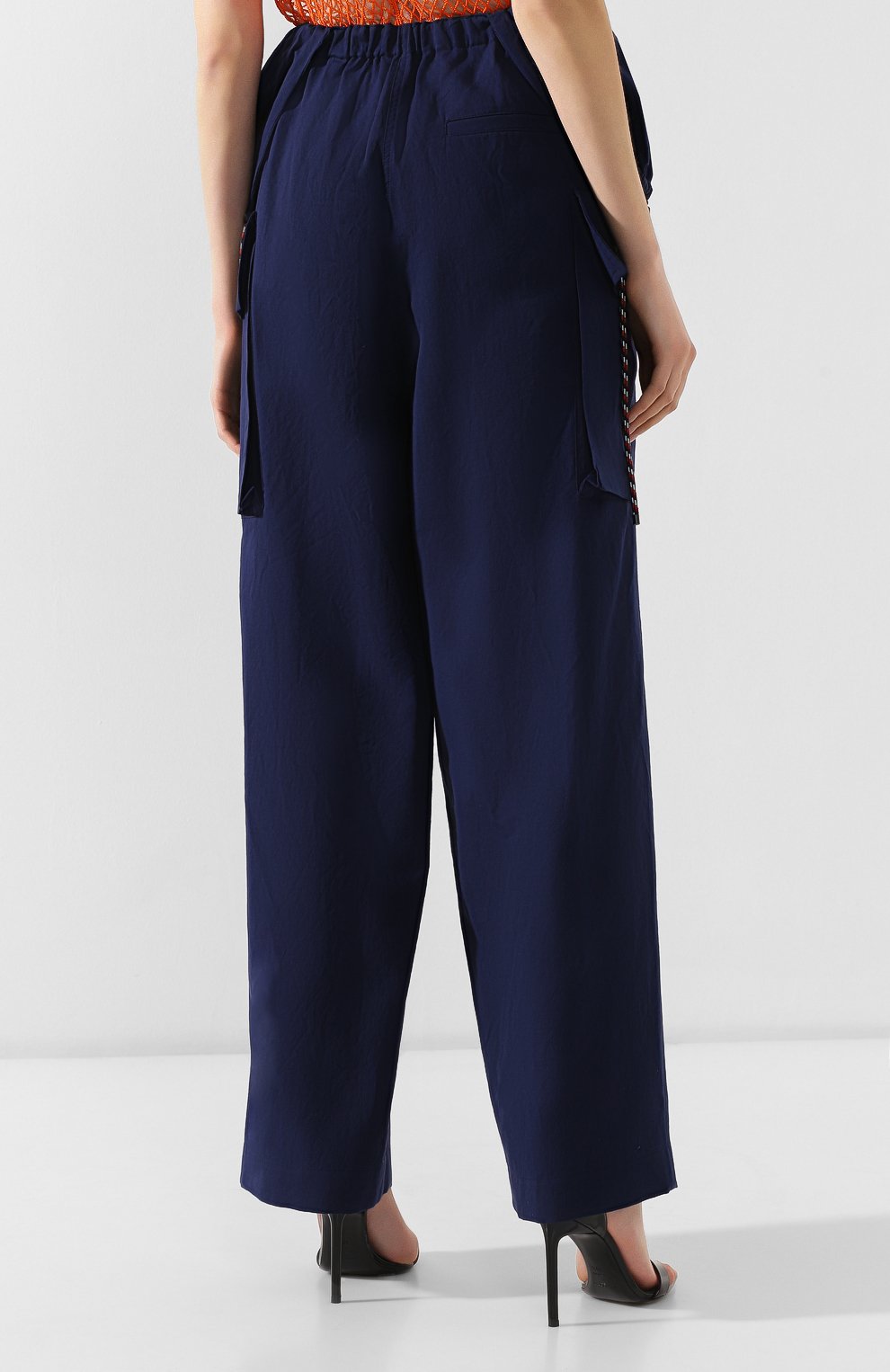 Хлопковые брюки DRIES VAN NOTEN, арт. 191-10922-7327, фото 4