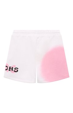 Детские хлопковые шорты MARC JACOBS (THE) белого цвета, арт. W60194/12A+ | Фото 2 (Материал сплава: Проставлено; Материал внешний: Хлопок; Нос: Не проставлено; Случай: Повседневный; Девочки Кросс-КТ: Шорты-спорт; Ростовка одежда: 13 - 15 лет | 158 см)
