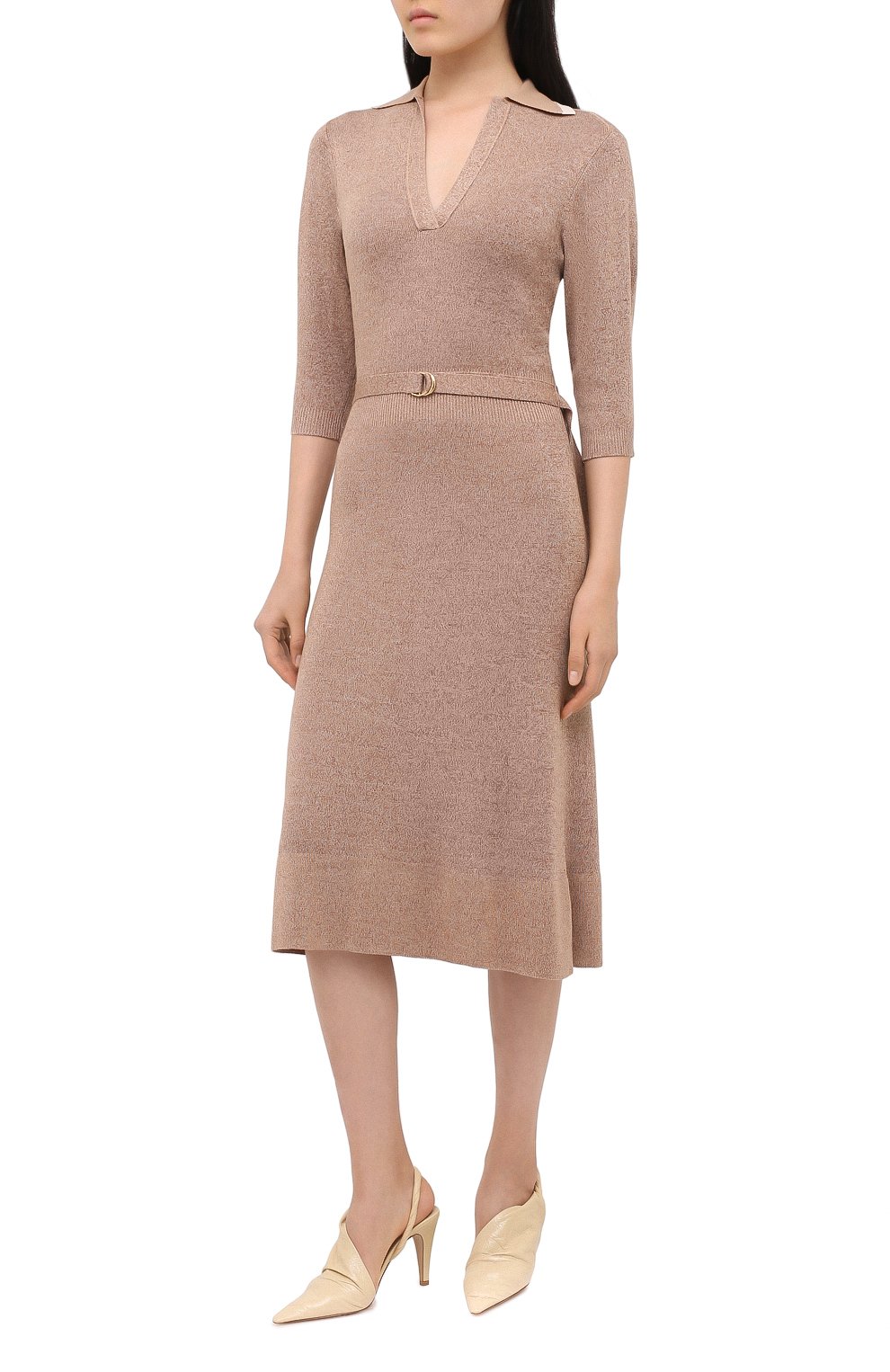 Платье из шерсти и шелка CHLOÉ, арт. CHC20AMR53620, фото 3