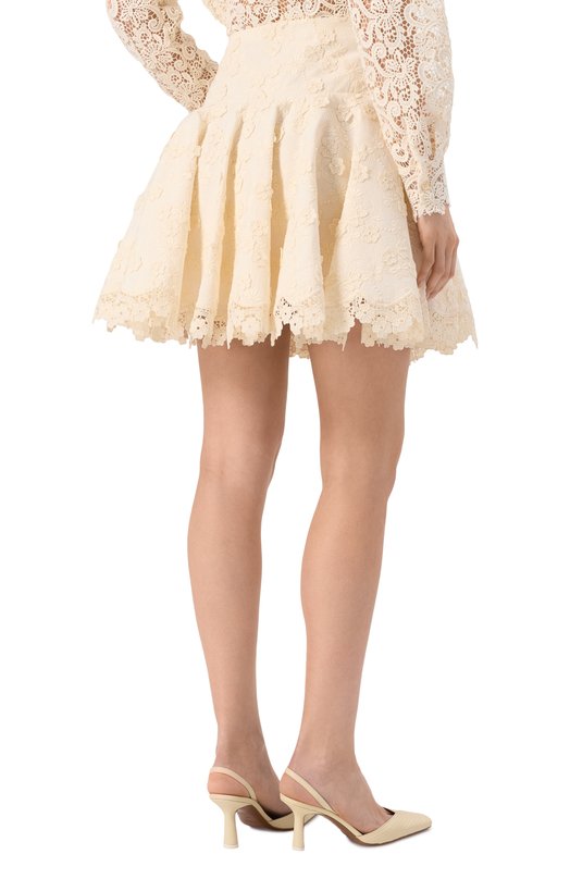 Юбка Giambattista Valli 25SSPVCA2173-24EMB Кремовый  25SSPVCA2173-24EMB Фото 4
