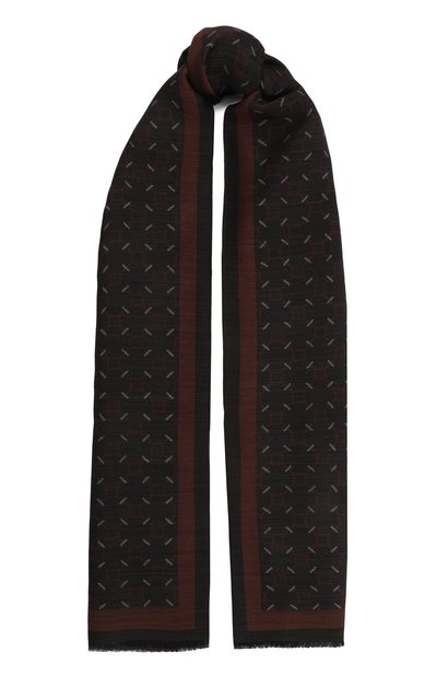Мужской шарф из шерсти и шелка CORNELIANI, арт. 92B345-3829021