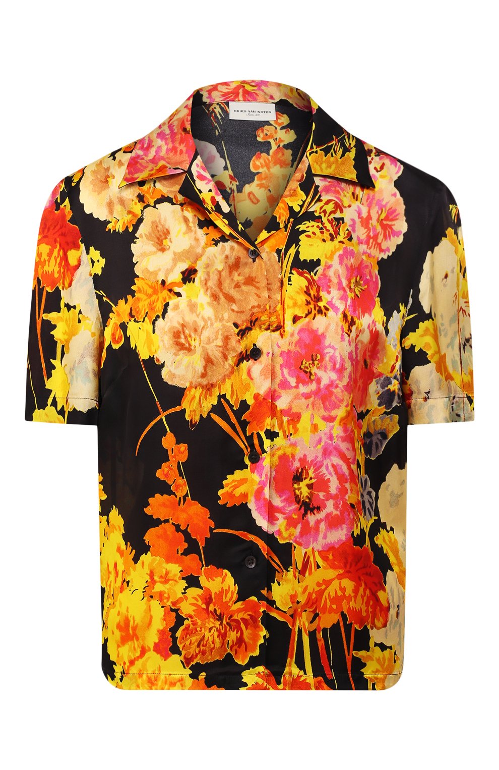 Атласная рубашка DRIES VAN NOTEN, арт. 201-30700-9404, фото 1