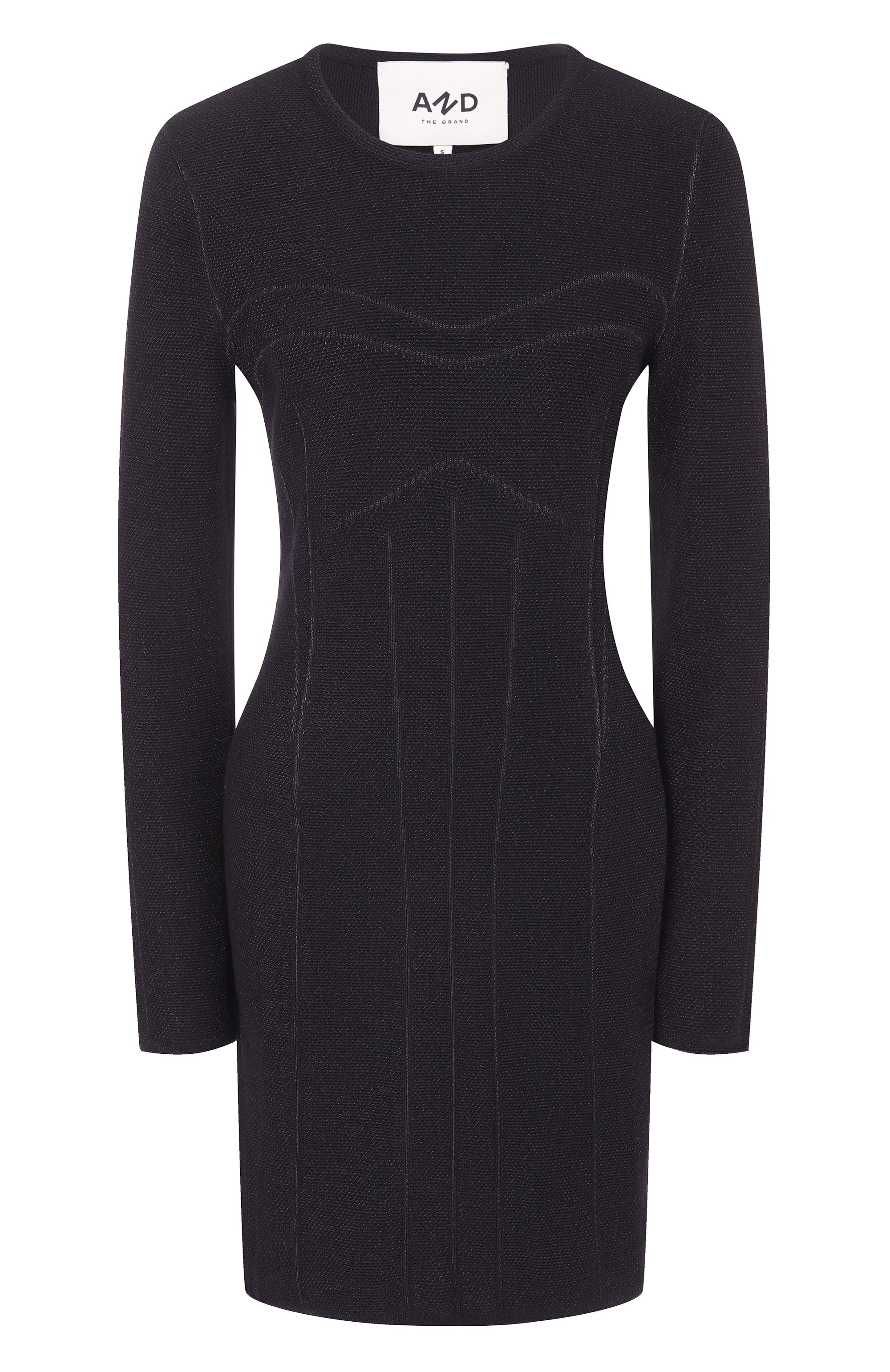 Платье из шерсти и вискозы AND THE BRAND, арт. W26-D050-1202-900, фото 1