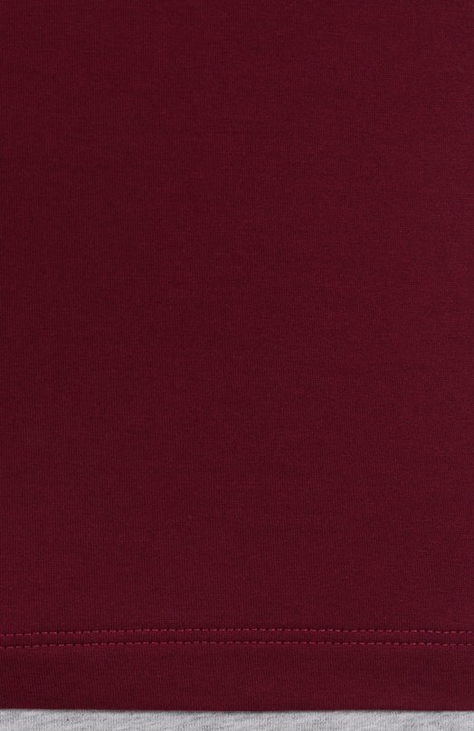 Хлопковая футболка Brunello Cucinelli M0B137427 Бордовый  M0B137427 Фото 6