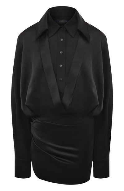 Платье SSHEENA черного цвета по цене 104000 руб., арт. 24FWAM0UR TF24001, фото 1 Платье SSHEENA, арт. 24FWAM0UR TF24001, фото 1