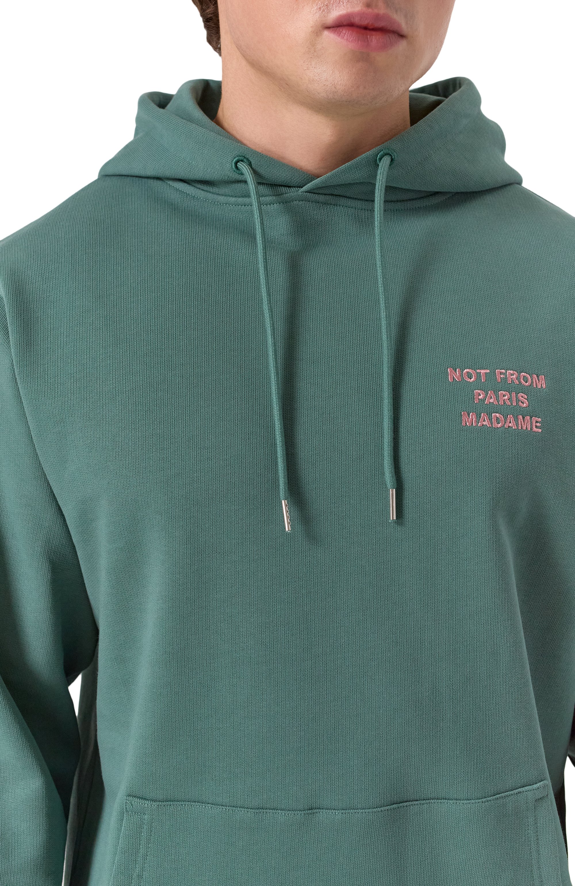 Хлопковое худи DROLE DE MONSIEUR, арт. E-H0162-C0127-DGN, фото 5
