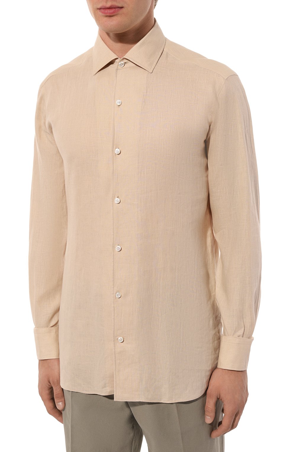 Льняная рубашка ZEGNA, арт. UBX30A5/SR03103, фото 3