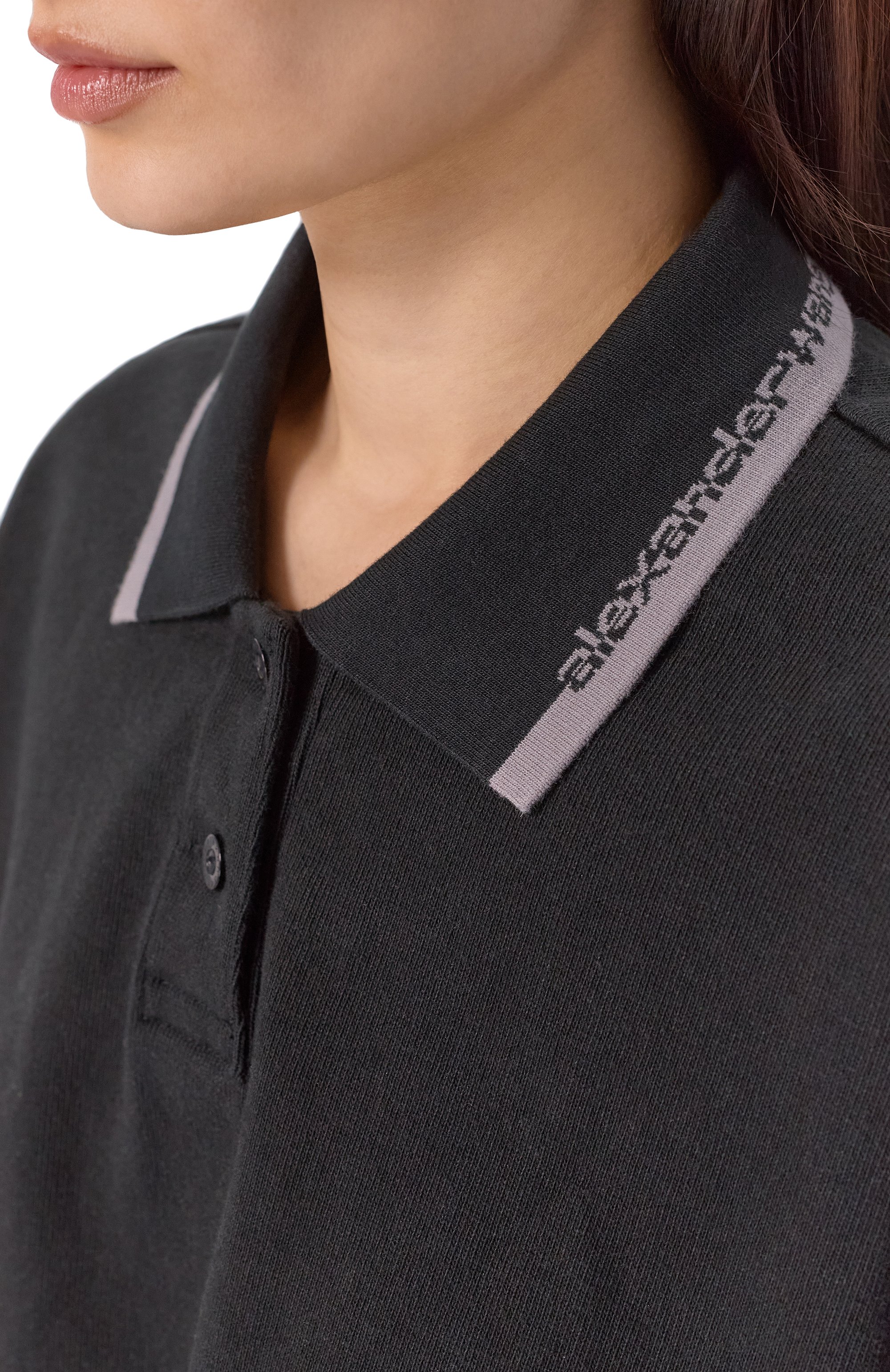 Хлопковое поло ALEXANDERWANG.T, арт. 4CC1261207, фото 5