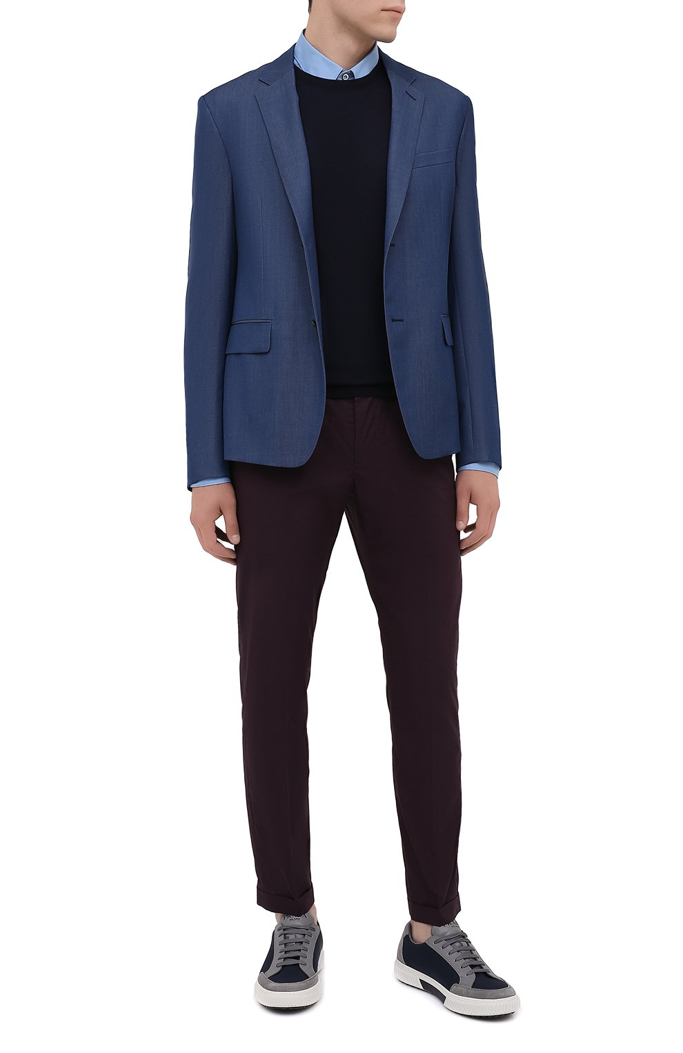 Хлопковая рубашка PRADA, арт. UCN122-F62-F0076, фото 2