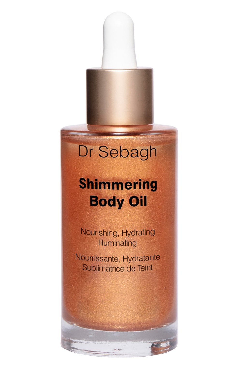 Мерцающее увлажняющее масло shimmering body oil (50ml) DR SEBAGH бесцветного цвета по цене 12770 руб., арт. 2298, фото 1 Мерцающее увлажняющее масло shimmering body oil (50ml) DR SEBAGH, арт. 2298, фото 1