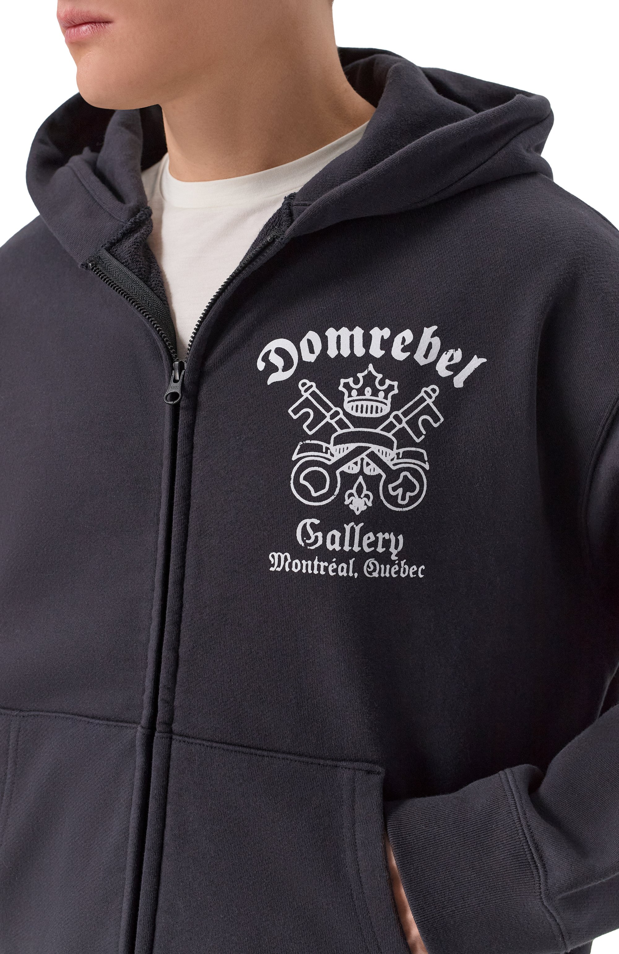 Хлопковая толстовка DOMREBEL, арт. M KEYS/ZIP H00DIE, фото 5