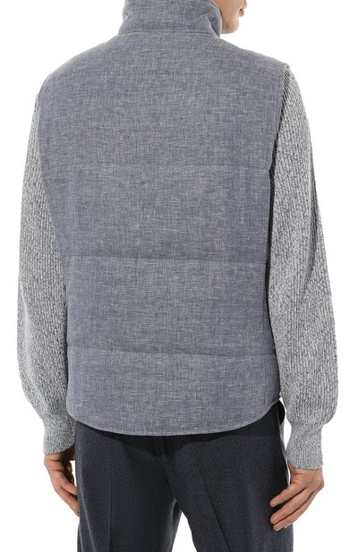 Пуховый жилет BRUNELLO CUCINELLI, арт. MD4951852, фото 4