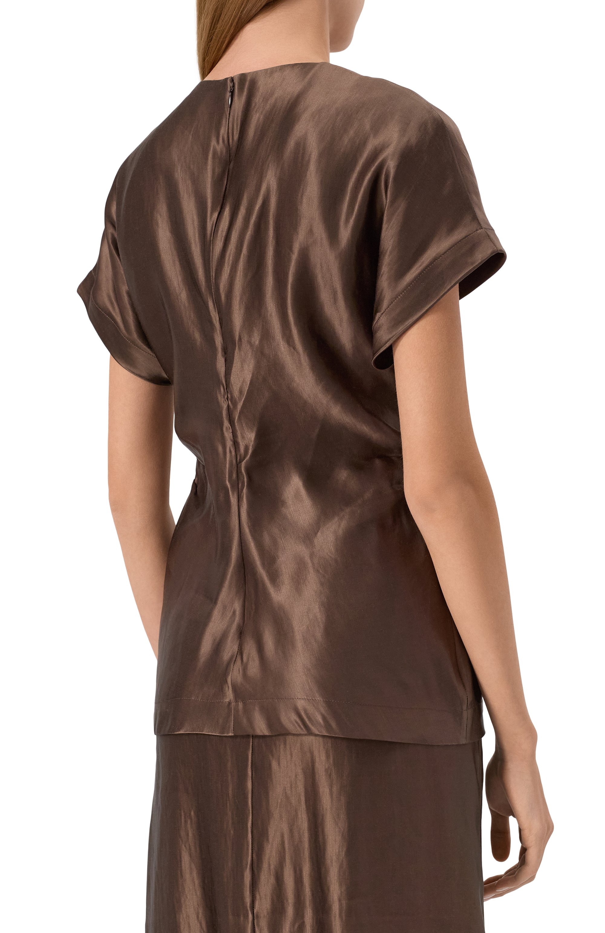 Атласный топ LOULOU DE SAISON, арт. PER0, фото 4