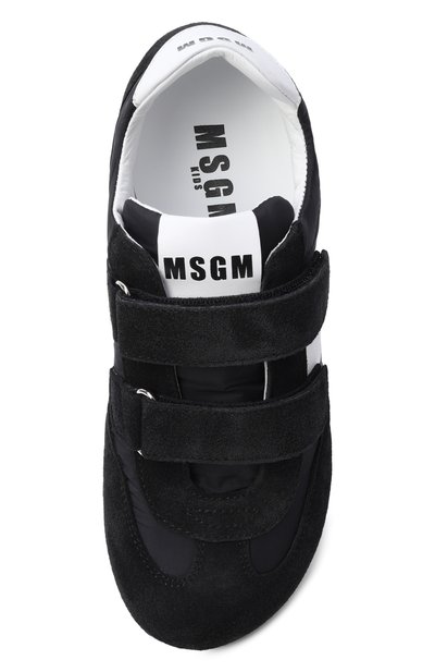 Комбинированные кеды MSGM KIDS, арт. 82476/VAR1_001, фото 4