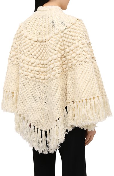 Шерстяное пончо SAINT LAURENT, арт. 633896/YASB2, фото 4