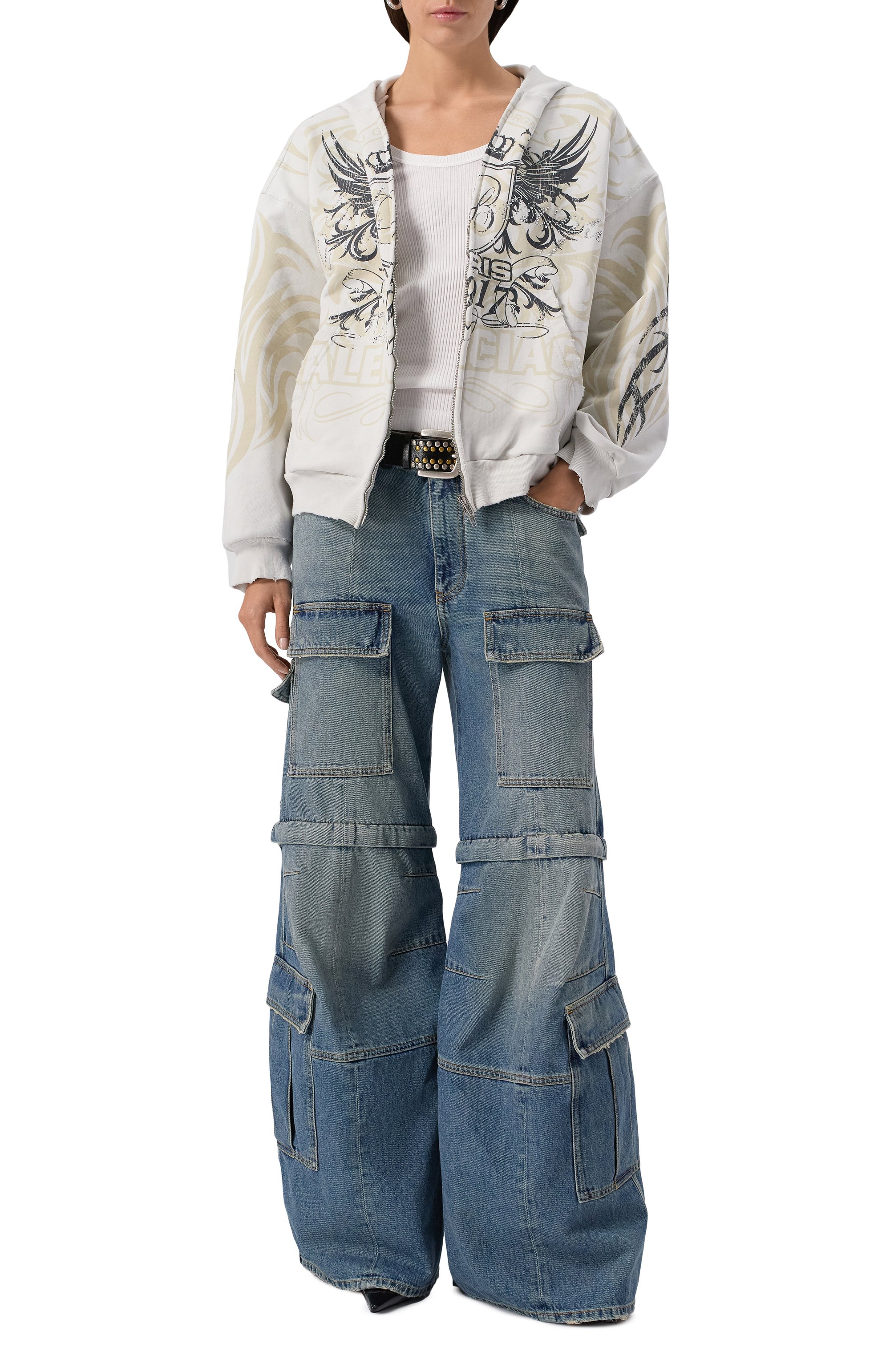 Хлопковая толстовка BALENCIAGA, арт. 803264/TRVR6, фото 6