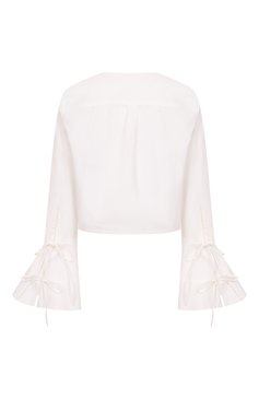 Хлопковая блузка PALM ANGELS, арт. PWGF003S23FAB0010110, фото 2