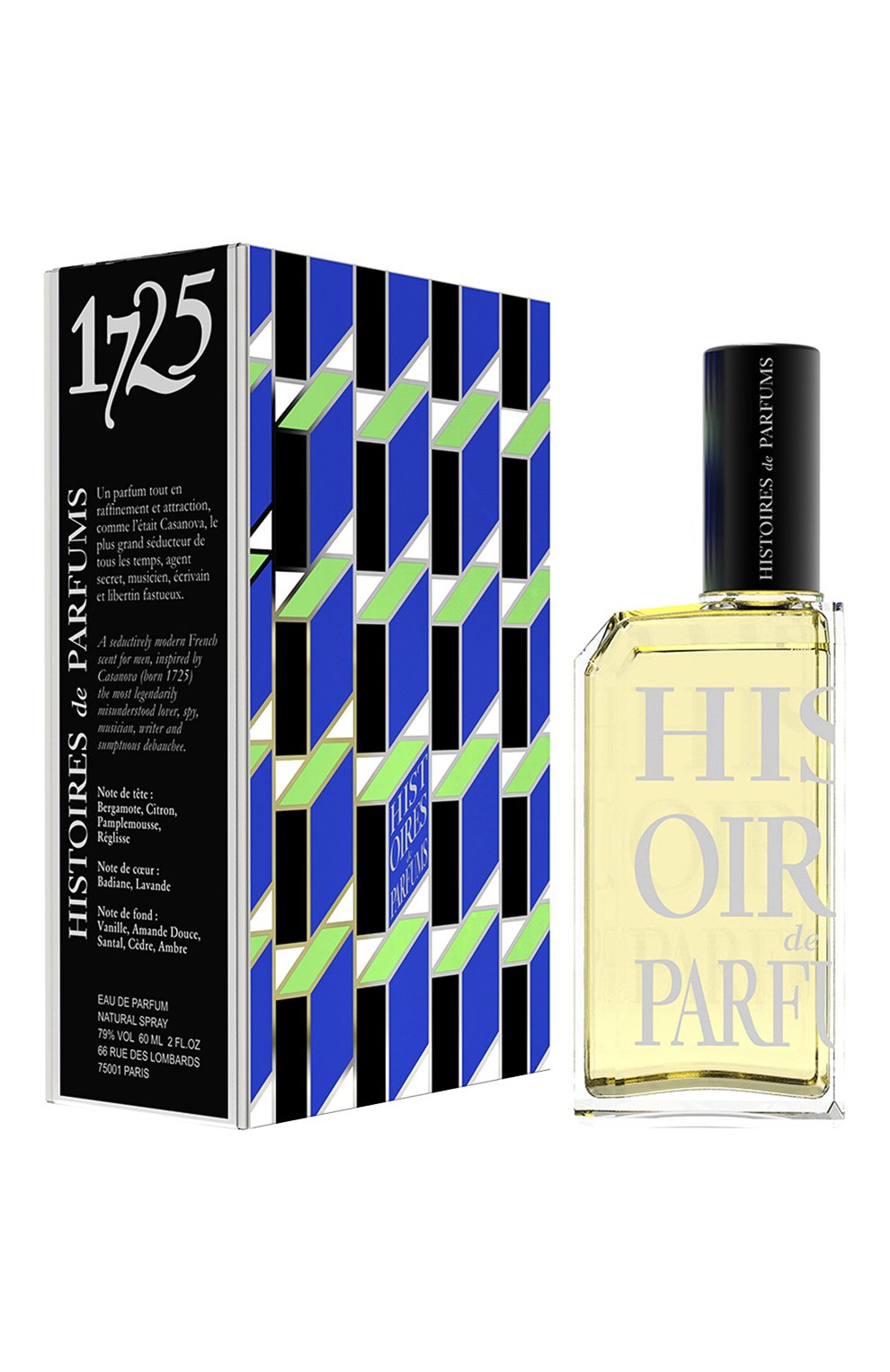 Парфюмерная вода 1725 (60ml) HISTOIRES DE PARFUMS, арт. 1725B60F, фото 2