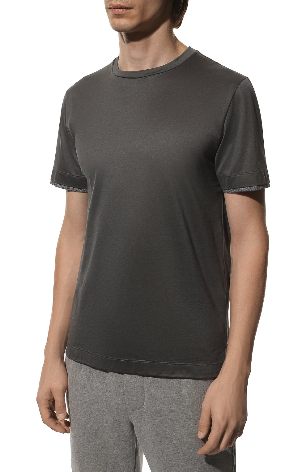 Хлопковая футболка CANALI, арт. T0691/MJ01703, фото 3