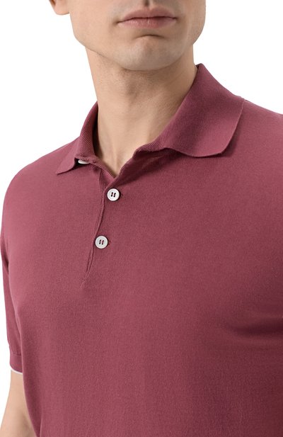 Хлопковое поло BRUNELLO CUCINELLI, арт. M29800125, фото 5