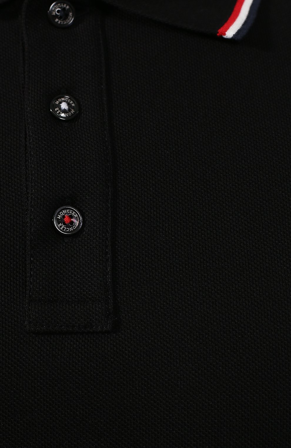 Хлопковое поло MONCLER, арт. E1-091-83456-00-84556, фото 5