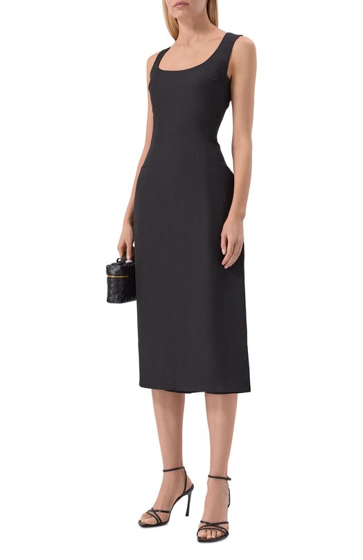 Кожаные босоножки Braid Sergio Rossi B14691/MFL431 Чёрный  B14691/MFL431 Фото 3