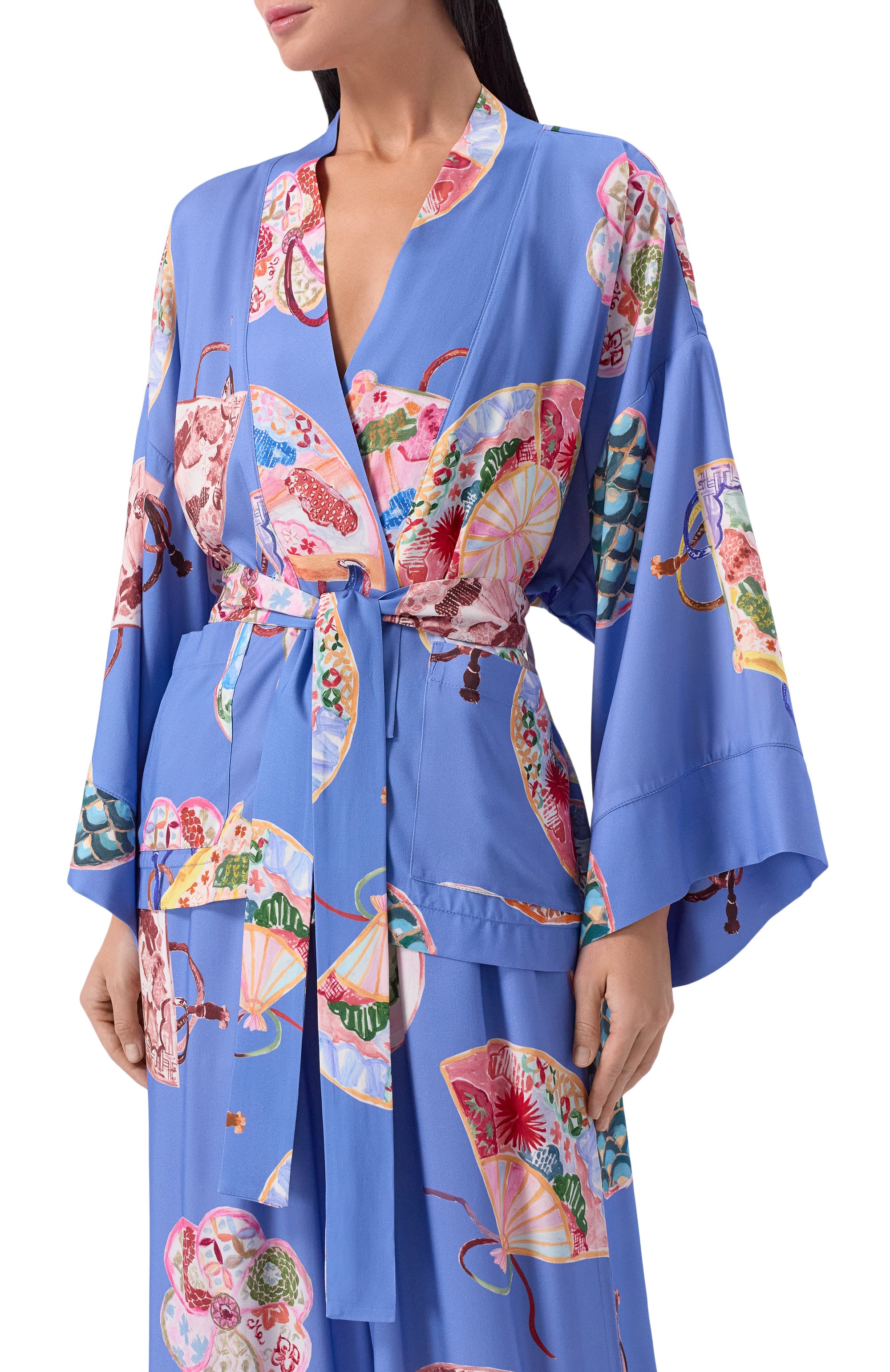 Пижама из вискозы ANY WOWZERS, арт. HAIKU02-TBLUE, фото 3