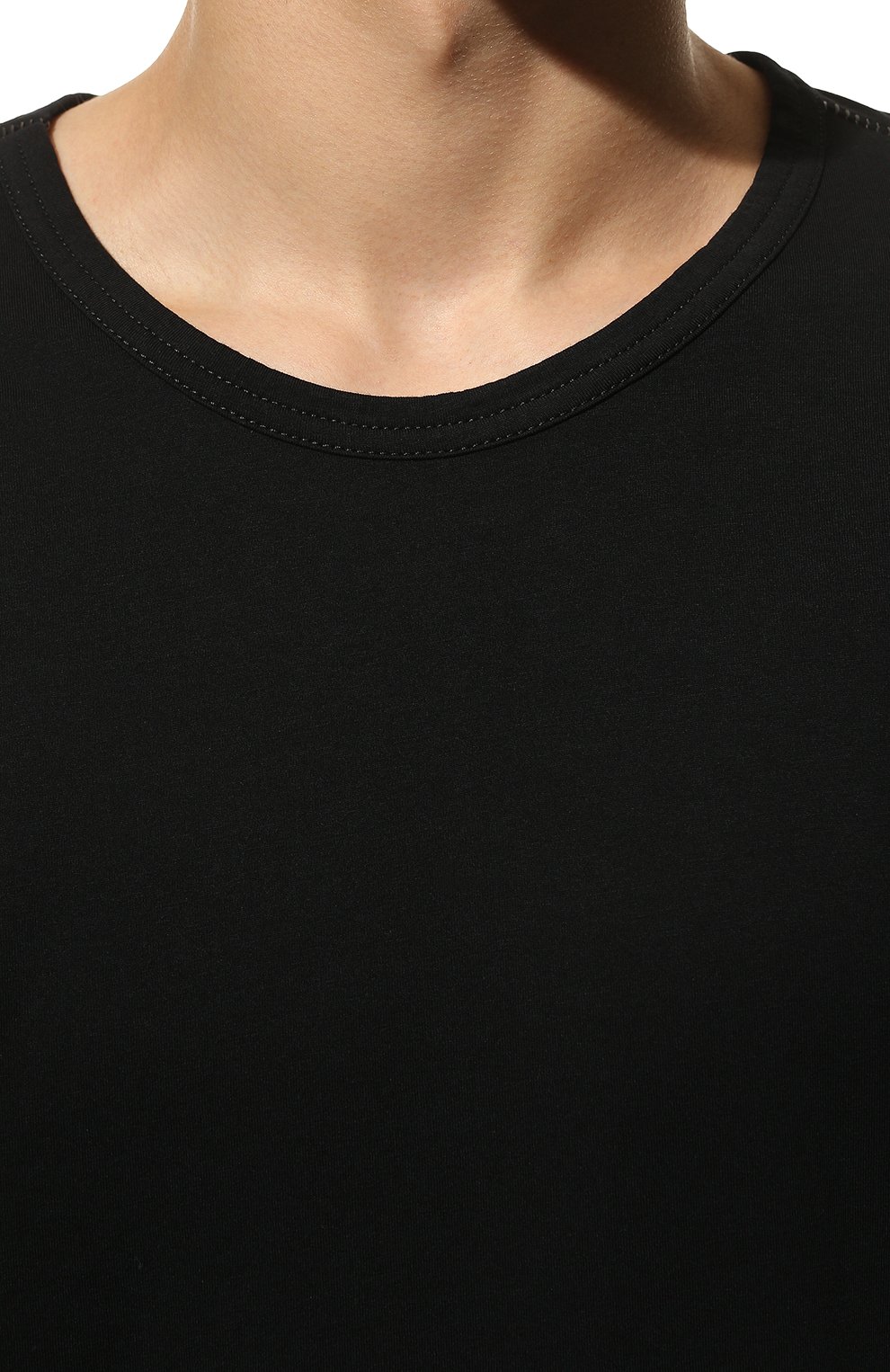 Хлопковая футболка ISAAC SELLAM черного цвета по цене 13900 руб., арт. MISTER T-JERSEY, фото 5 Хлопковая футболка ISAAC SELLAM, арт. MISTER T-JERSEY, фото 5